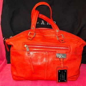 RARE GWEN STEFANI L.A.M.B. RED LEATHER BAG (2003)